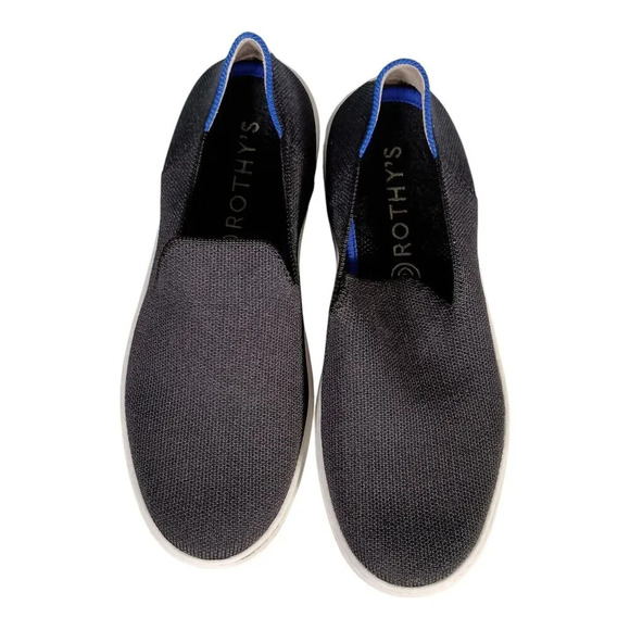 Rothys Loafers Flats Round Toe Black Knit Women's 6.5 - Picture 5 of 10